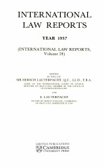 INTERNATIONAL LAW REPORTS YEAR 1957 VOLUME 24