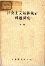 社会主义经济统计问题研究 中