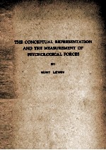 The conceptual representation and the measurement of psychological forces