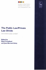 THE PUBLIC LAW/PRIVATE LAW DIVIDE UNE ENTENTE ASSEZ CORDIALE?