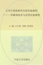 大学计算机软件应用实验教程 多媒体技术与应用实验教程