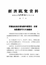 经济研究资料 农业社社员自留地集中经营后，自留地数量即可大大地缩减