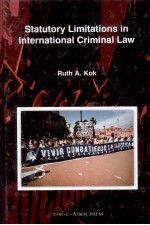 STATUTORY LIMITATIONS IN INTERNATIONAL CRIMINAL LAW