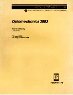 OPTOMECHANICS 2003 VOLUME 5176