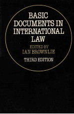 BASIC DOCUMENTS IN INTERNATIONAL THIRD EDITION