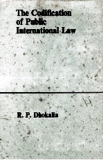 THE CODIFICATION OF PUBLIC INTERNATIONAL LAW