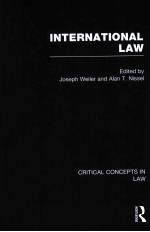 INTERNATIONAL LAW CRITICAL CONCEPTS IN LAW VOLUME I