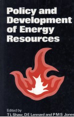 POLICY AND DEVELOPMENT OF ENERGY RESOURCES