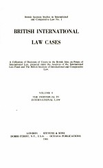 BRITISH INTERNATIONAL LAW CASES VOLUME 4