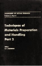 TECHNIQUES OF METALS RESEARCH VOLUME 1