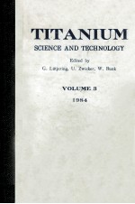 TITANIUM SCIENCE AND TECHNOLOGY VOLUME 3