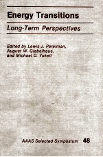 ENERGY TRANSITIONS LONG-TERM PERSPECTIVES AAAS SELECTED SYMPOSIUM 48