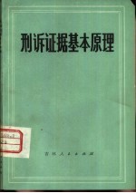 刑诉证据基本原理