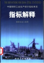 中国钢铁工业生产统计指标体系指标解释