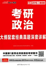 考研政治大纲配套经典真题深度详解 最新2016二维码版