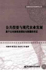 公共投资与现代农业发展：基于公共财政的理论与新疆的实证