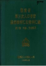 湖南省第三次人口普查提前抽样汇总资料汇编 第2卷 年龄、文化程度