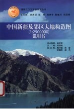 中国新疆及邻区大地构造图说明书 1∶2500000