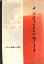 中国名优企业的今朝与未来  一册