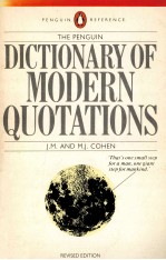 The Penguin dictionary of modern quotations 2nd ed