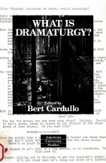 What is dramaturgy?