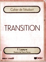 transition cahier de l'etudiant