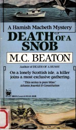 Death of a snob 1st ed.