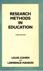 RESEARCH METHODS IN EDUCATION