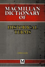 Macmilian Dictionary of historical terms