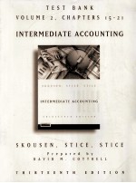 INTERMEDIATE ACCOUNTING