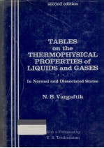 Tables on the thermophysical properties of liquids and gases :in normal and dissociated states