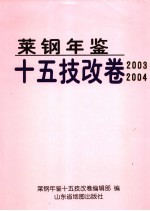 莱钢年鉴 十五技改卷 2003-2004