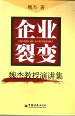 企业裂变 魏杰教授演讲集