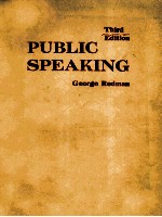 Public Speaking: third edition