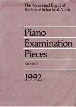 Piano examination pieces Grade 2 1992