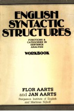 ENGLISH SYNTACTIC STRUCTURES FUNCTIONS AND CATEGORIES IN SENTENCE ANALYSIS