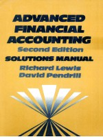 Advanced financial accounting : Solutions manua