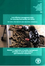 COST-EFFECTIVE MANAGEMENT TOOLS FOR ENSURING FOOD QUALITY AND SAFETY FOR SMALL AND MEDIUM AGRO-INDUS