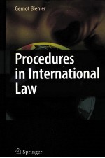 PROCEDURES IN INTERNATIONAL LAW