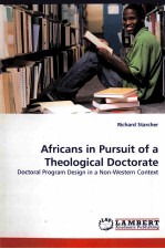 AFRICANS IN PURSUIT OF A THEOLOGICAL DOCTORATE