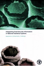 INTEGRATING FOOD SECURITY INFORMATION IN NATIONAL STATISTICAL SYSTEMS