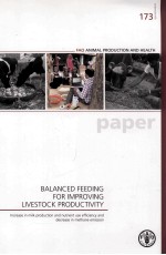 FAO ANIMAL PRODUCTION AND HEALTH PAPER 173 BALANCED FEEDING FOR IMPROVING LIVESTOCK PRODUCTIVITY