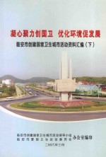 凝心聚力创国卫 优化环境促发展 临安市创建国家卫生城市活动资料汇编 下