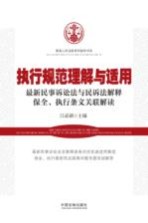 执行规范理解与适用  最新民事诉讼法与民诉法解释保全、执行条文关联解读