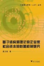 基于结构洞理论的企业家社会资本的影响机制研究