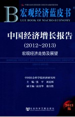 中国经济增长报告 2013 2012-2013 宏观经济走势及展望