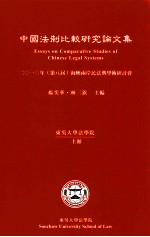 中国法制比较研究论文集 2010年 第八届海峡两岸民法典学术研讨会