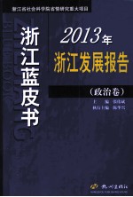 2013年浙江发展报告 政治卷