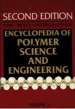 ENCYCLOPEDIA OF POLYMER SCIENCE AND ENGINEERING VOLUME1