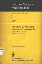 FONCTIONS DE PLUSIEURS VARIABLES COMPLEXES 6